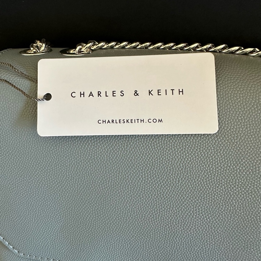 Singapore brand Charles and Keith mini bag with chain strap. - Picture 6 of 7